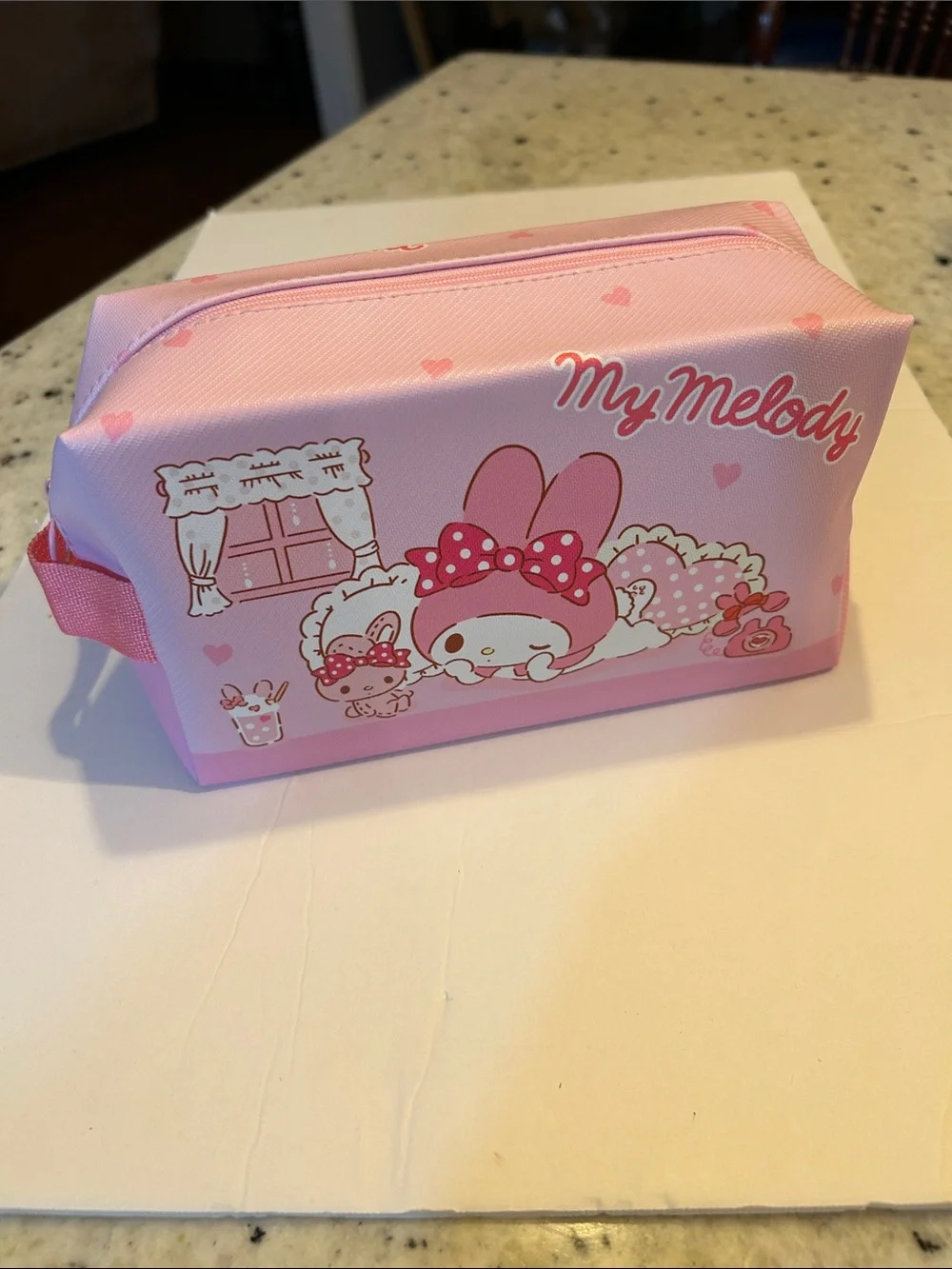 Kawaii Pink & Blue Characters Pencil Case Trio - My Melody, Cinnamoroll, Kuromi